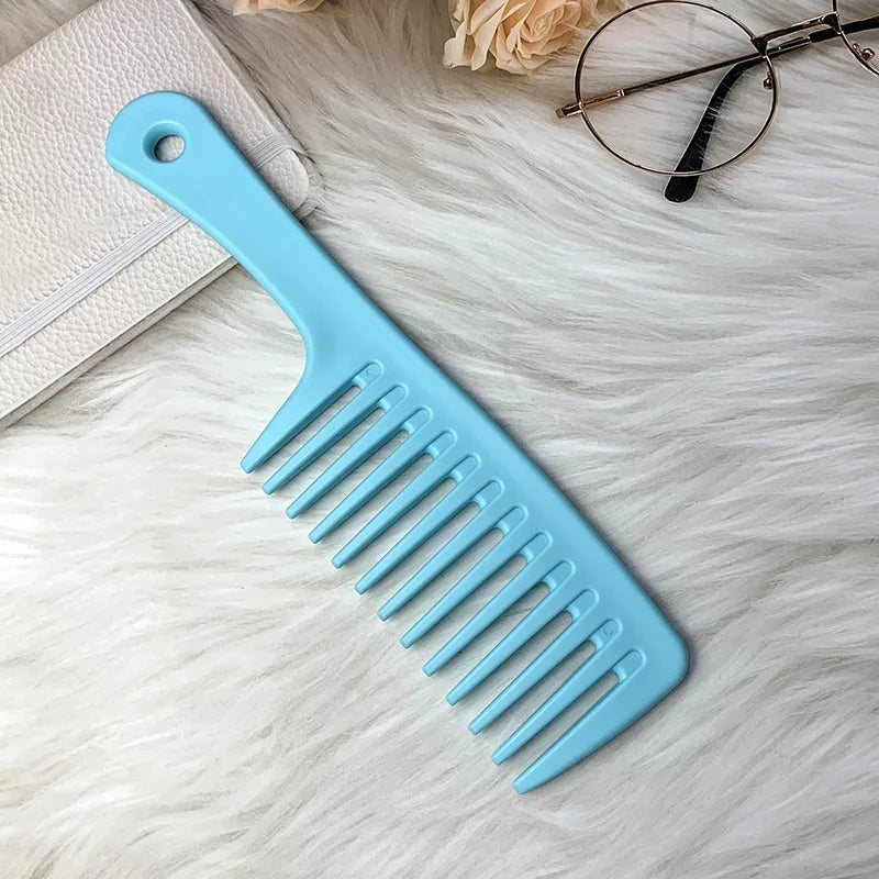 Hairdress Comb Heat Resistant Woman Wet Hook Curly Hair Brushes Pro Salon Dyeing Styling Tools Coarse Wide Spikes Tooth Quick Pick Grocers
